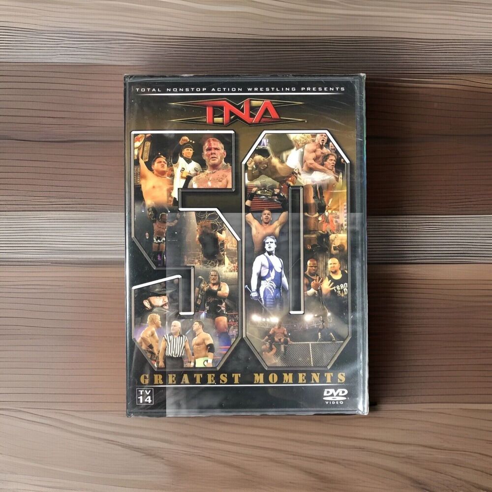 TNA Wrestling "50 Greatest Moments" DVD 2006 Sting Joe Hardy Impact Wrestling